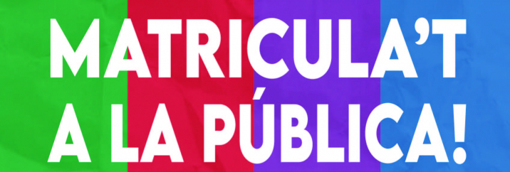 Matricula't a la pública!